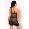 LivCo Corsetti Fashion Сорочка и трусики "Comiran" черный