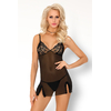 LivCo Corsetti Fashion Сорочка и трусики "Mokiniann" + чокер