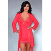 LivCo Corsetti Fashion пеньюар, сорочка и трусики "Luisanna" коралловый