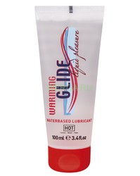 Лубрикант на водной основе с согревающим эффектом "Warming glide" 100ml