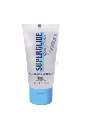 HOT Вагинальный лубрикант на водной основе "Superglide" 30ml